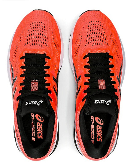 Кроссовки мужские ASICS Gt-2000 8 Sunrise Red/Black - Фото 2 большая