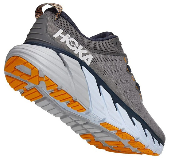 Кроссовки мужские Hoka Gaviota 3 Charcoal Gray/Ombre Blue - Фото 4 большая