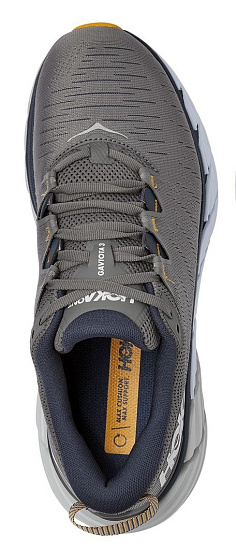 Кроссовки мужские Hoka Gaviota 3 Charcoal Gray/Ombre Blue - Фото 5 большая