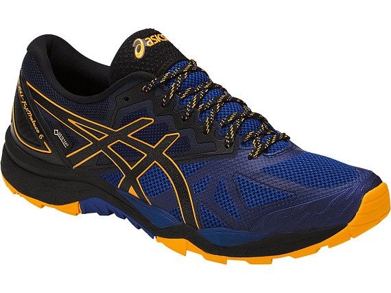 Кроссовки мужские ASICS Gel-FujiTrabuco 6 Gtx Limoges/Black/Gold Fusion - Фото 3 большая