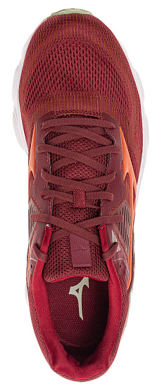 Кроссовки мужские Mizuno Wave Inspire 16 Бордо/Оранж/Капуст - Фото 4 большая