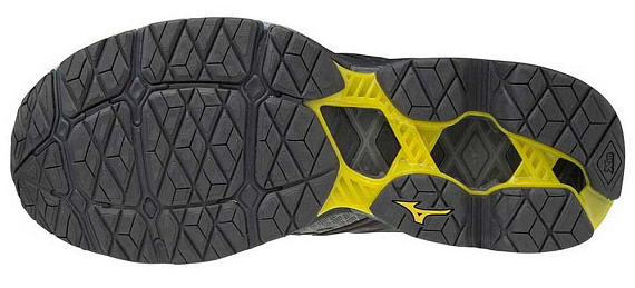 Кроссовки мужские Mizuno Wave Creation 21 Сер/Сереб/Т.Сер - Фото 2 большая