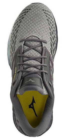 Кроссовки мужские Mizuno Wave Creation 21 Сер/Сереб/Т.Сер - Фото 4 большая