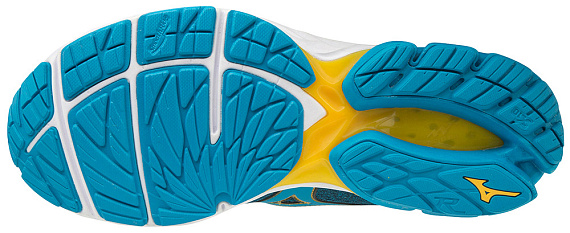 Кроссовки мужские Mizuno Wave Rider 23 Син/Син/Чер - Фото 2 большая