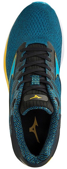 Кроссовки мужские Mizuno Wave Rider 23 Син/Син/Чер - Фото 4 большая