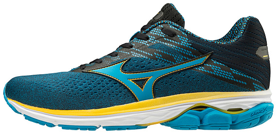 Кроссовки мужские Mizuno Wave Rider 23 Син/Син/Чер - Фото 5 большая
