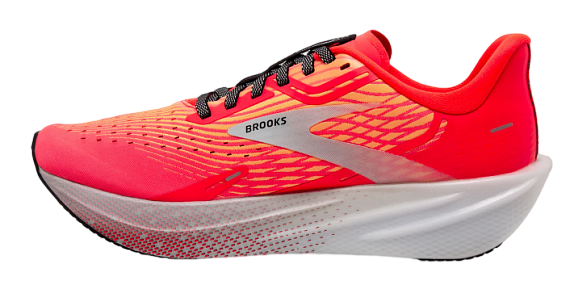 Кроссовки мужские Brooks Hyperion Max Fiery Coral/Orange Pop/Blue - Фото 4 большая