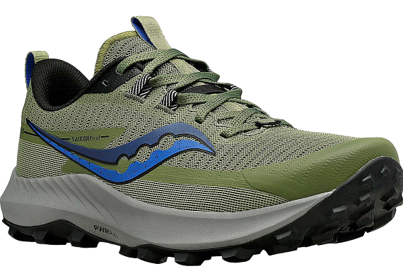 Кроссовки мужские Saucony Peregrine 13 Glade/Blk - Фото 5 большая