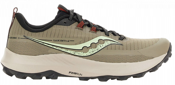 Кроссовки мужские Saucony Peregrine 13 Coffee/Blk - Фото 1 большая