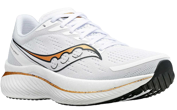 Кроссовки мужские Saucony Endorphin Speed 3 White/Gold - Фото 5 большая