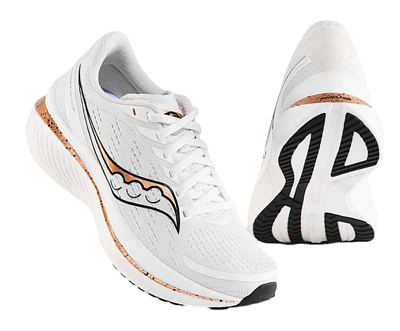 Кроссовки мужские Saucony Endorphin Speed 3 White/Gold - Фото 6 большая