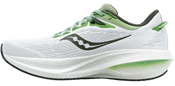 Кроссовки мужские Saucony Triumph 21 White/Umbra - Фото 2 большая