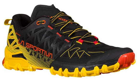 Кроссовки мужские La Sportiva Bushido II GTX Black/Yellow - Фото 2 большая