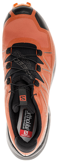 Кроссовки мужские Salomon Speedcross 5 Gtx Burnt Brick/Black - Фото 8 большая