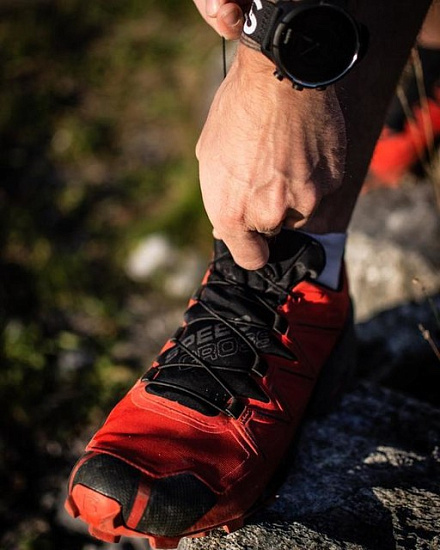Кроссовки мужские Salomon Speedcross 5 Gtx Burnt Brick/Black - Фото 3 большая
