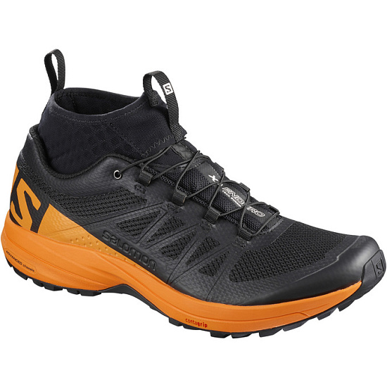 Кроссовки мужские Salomon XA Enduro Black/Bright Marigold/Black - Фото 1 большая