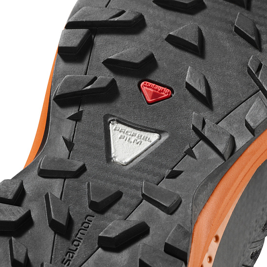 Кроссовки мужские Salomon XA Enduro Black/Bright Marigold/Black - Фото 2 большая