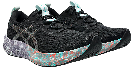 Кроссовки мужские ASICS Noosa Tri 16 Black/Soothing Sea - Фото 8 большая