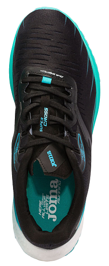 Кроссовки мужские Joma Super Cross 7 черный/бирюзовый - Фото 4 большая