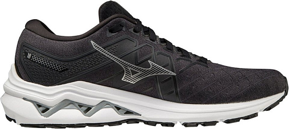 Кроссовки мужские Mizuno Wave Inspire 18 чер/сереб/т.син - Фото 2 большая