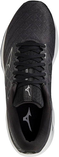 Кроссовки мужские Mizuno Wave Inspire 18 чер/сереб/т.син - Фото 3 большая