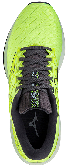 Кроссовки мужские Mizuno Wave Inspire 18 нео.лайм/св.гол/т.син - Фото 3 большая