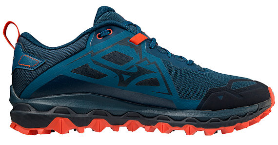 Кроссовки мужские Mizuno Wave Mujin 8 т.гол/син-зел/крас - Фото 2 большая