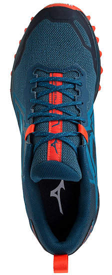 Кроссовки мужские Mizuno Wave Mujin 8 т.гол/син-зел/крас - Фото 3 большая