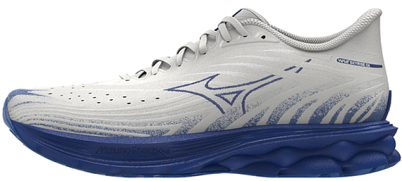 Кроссовки мужские Mizuno Wave Skyrise 6 Snow White/Deep Abyss/Princess - Фото 2 большая