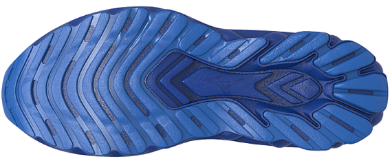 Кроссовки мужские Mizuno Wave Skyrise 6 Snow White/Deep Abyss/Princess - Фото 3 большая