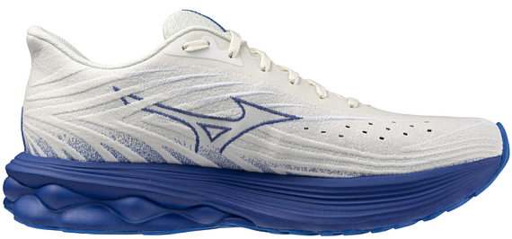 Кроссовки мужские Mizuno Wave Skyrise 6 Snow White/Deep Abyss/Princess - Фото 4 большая