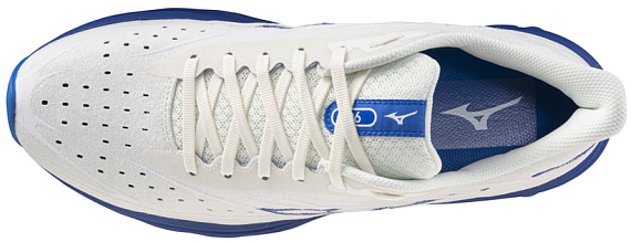 Кроссовки мужские Mizuno Wave Skyrise 6 Snow White/Deep Abyss/Princess - Фото 5 большая
