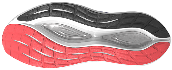Кроссовки мужские Mizuno Neo Vista 2 White/White/Iris Bloom - Фото 3 большая