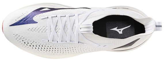 Кроссовки мужские Mizuno Neo Vista 2 White/White/Iris Bloom - Фото 5 большая