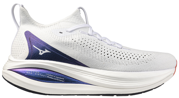 Кроссовки мужские Mizuno Neo Vista 2 White/White/Iris Bloom - Фото 1 большая