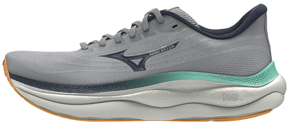 Кроссовки мужские Mizuno Wave Sky 9 Harbor Mist/Dress Blues/Ice Gr - Фото 4 большая
