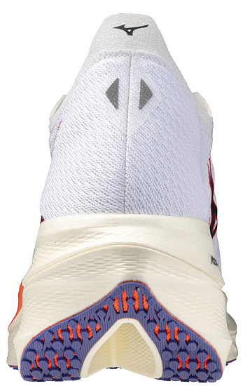 Кроссовки Mizuno Wave Rebellion Pro 3 White/Baritone Blue/Fiery Cora - Фото 5 большая