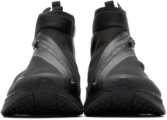 Кроссовки мужские Nike Zoom Pegasus Turbo Shield Wp Black/Metallic Silver/Black - Фото 5 большая