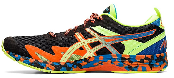 Кроссовки мужские ASICS Gel-Noosa Tri 12 Black/Lime Green - Фото 5 большая