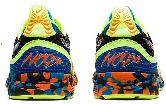 Кроссовки мужские ASICS Gel-Noosa Tri 12 Black/Lime Green - Фото 6 большая