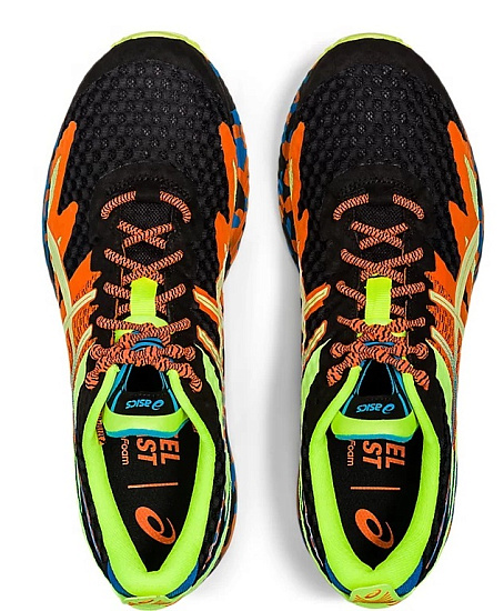 Кроссовки мужские ASICS Gel-Noosa Tri 12 Black/Lime Green - Фото 7 большая