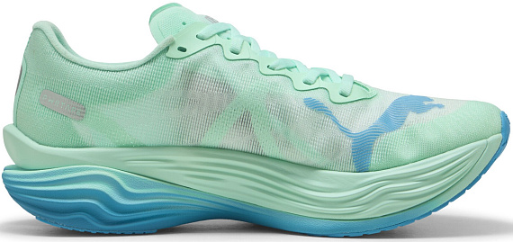 Кроссовки мужские Puma Deviate Nitro Elite 3 Mint Melt/Speed Blue - Фото 4 большая