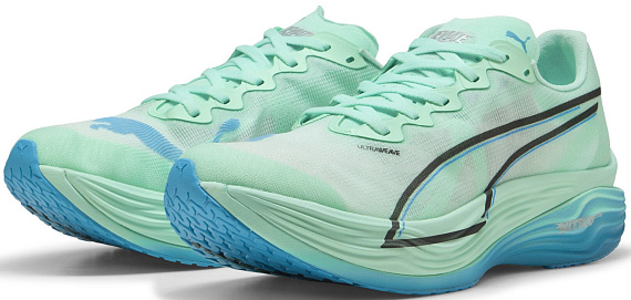 Кроссовки мужские Puma Deviate Nitro Elite 3 Mint Melt/Speed Blue - Фото 7 большая