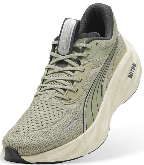 Кроссовки мужские Puma Magnify Nitro 3 Terrains Lux Army/Dusky Gray - Фото 3 большая
