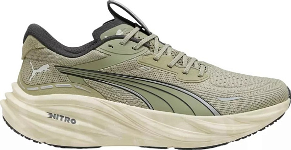 Кроссовки мужские Puma Magnify Nitro 3 Terrains Lux Army/Dusky Gray - Фото 1 большая
