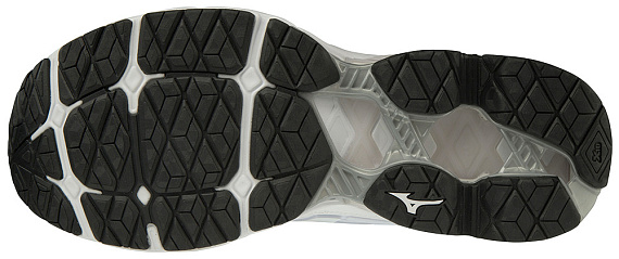 Кроссовки мужские Mizuno Wave Creation Waveknit Бел/Бел/Св.Гол - Фото 3 большая
