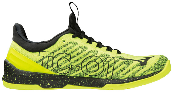 Кроссовки мужские Mizuno TC-01 Желт/Чер/Желт - Фото 6 большая