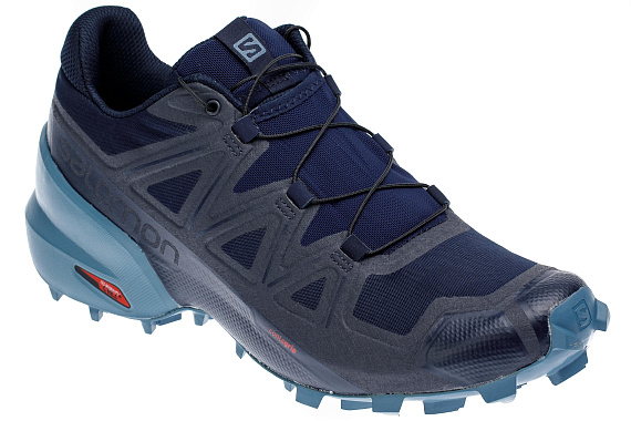 Кроссовки мужские Salomon Speedcross 5 Navy Blaze/Ebony - Фото 3 большая