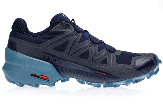 Кроссовки мужские Salomon Speedcross 5 Navy Blaze/Ebony - Фото 1 большая