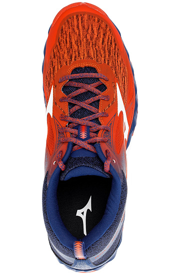 Кроссовки мужские Mizuno Wave Ibuki Крас/Бел/т.Син - Фото 3 большая